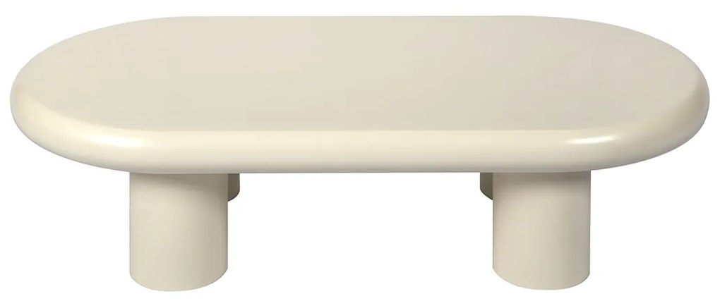 Cloud Salontafel Creme Wit - 120 X 60cm.
