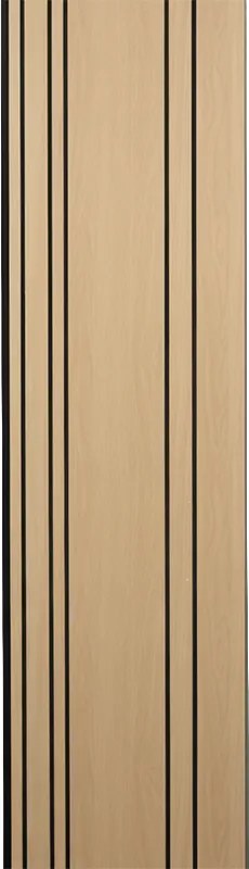 SMART AKU NATURAL OAK 260x30CM - 260 cm x 30 cm x 0.6 cm | 2 kg | Paneli akoestische wandpanelen - AKU Wandpanelen