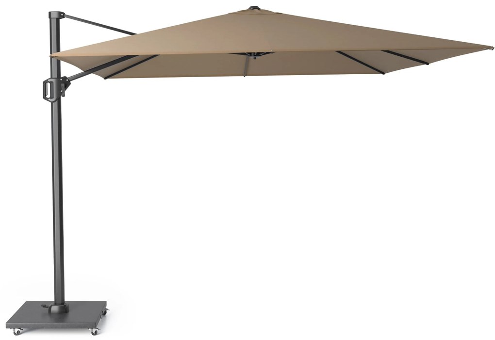 Platinum Challenger zweefparasol 3x3m T1 premium (excl. voet) Taupe