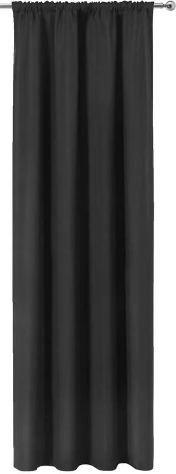 Gordijn Ben - zwart - 250x140 cm (1 stuk) - Leen Bakker