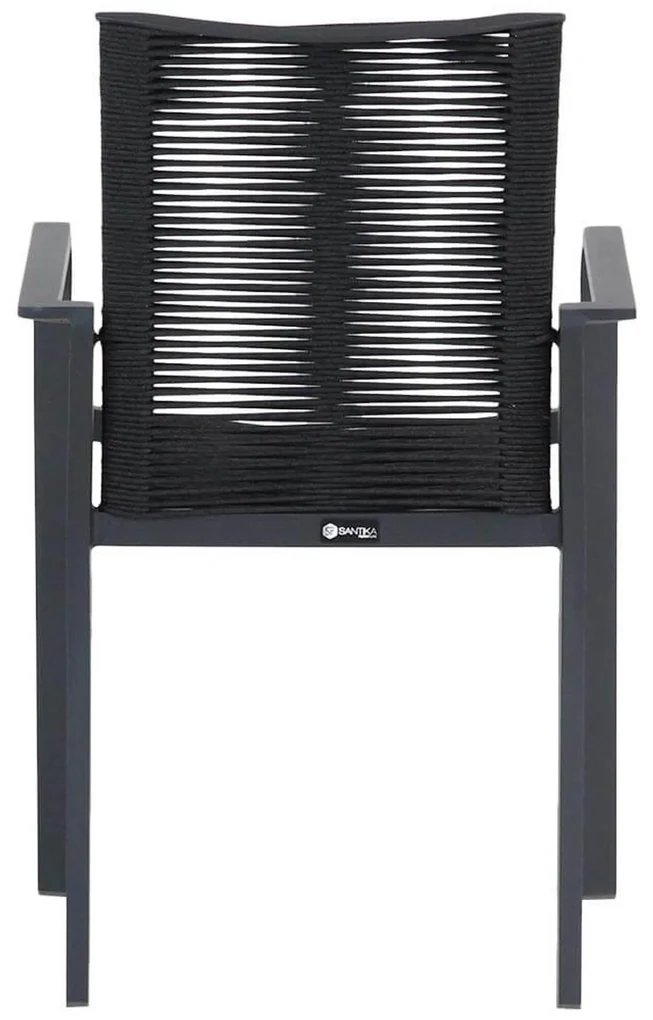 Tuinset 4 personen 180 cm Rope Grijs Santika Furniture Santika