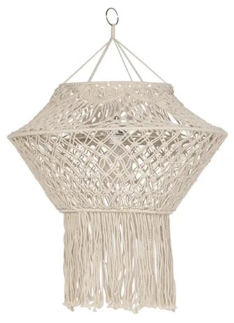 Macrame lampenkap naturel 90 cm