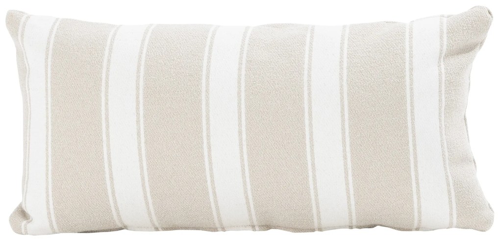 Sierkussen 30x60 cm boucle stripe cream 4 Seasons Outdoor