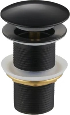 Mexen ronde klik-klak stop, zwart - 79910-70