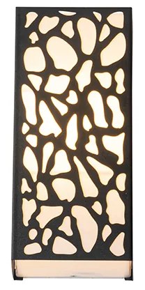 Moderne buiten wandlamp zwart IP44 - Nicole