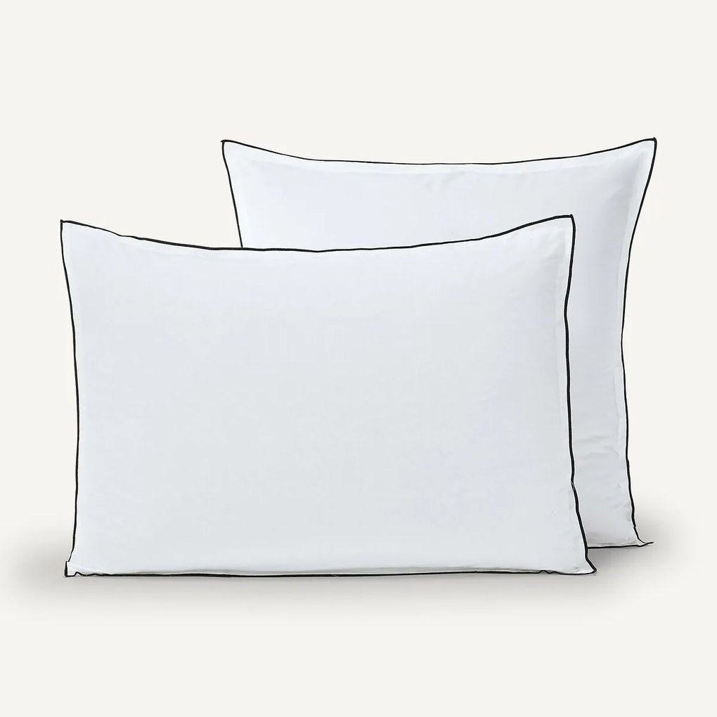 Kussensloop in gewassen voilekatoen, Gypse