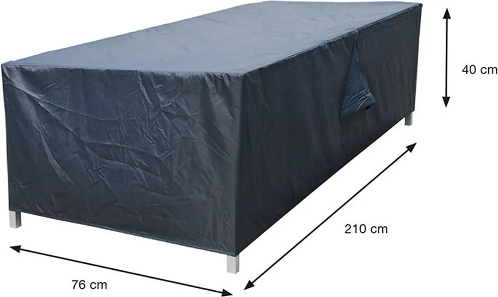 Garden Impressions Ligbed beschermhoes 210x76xH40 cm