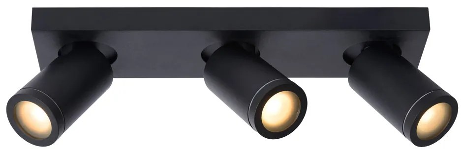 Lucide Taylor plafondlamp 3 spots 5W zwart