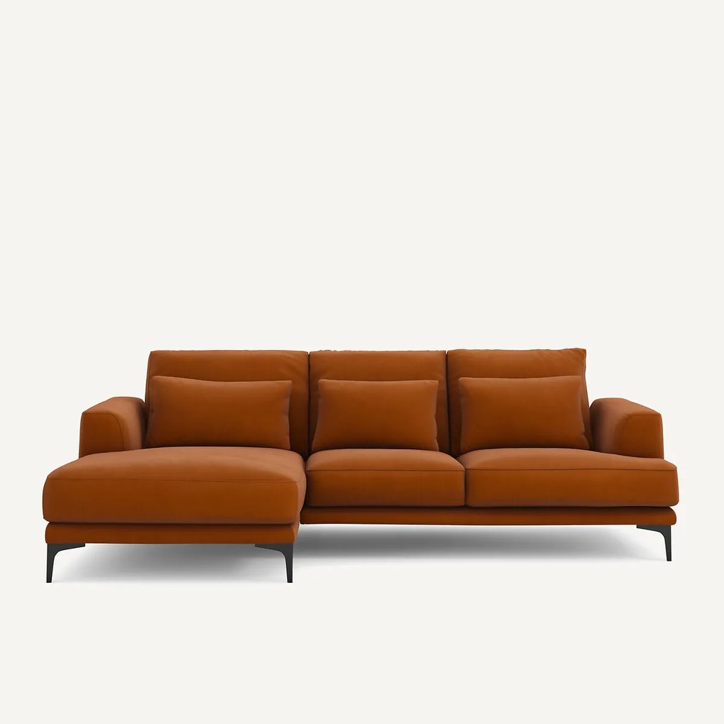 Rechtse hoekbank in linnenfluweel, Marsile