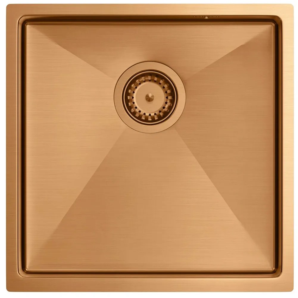 Stalen spoelbak ANTHONY 50 COPPER