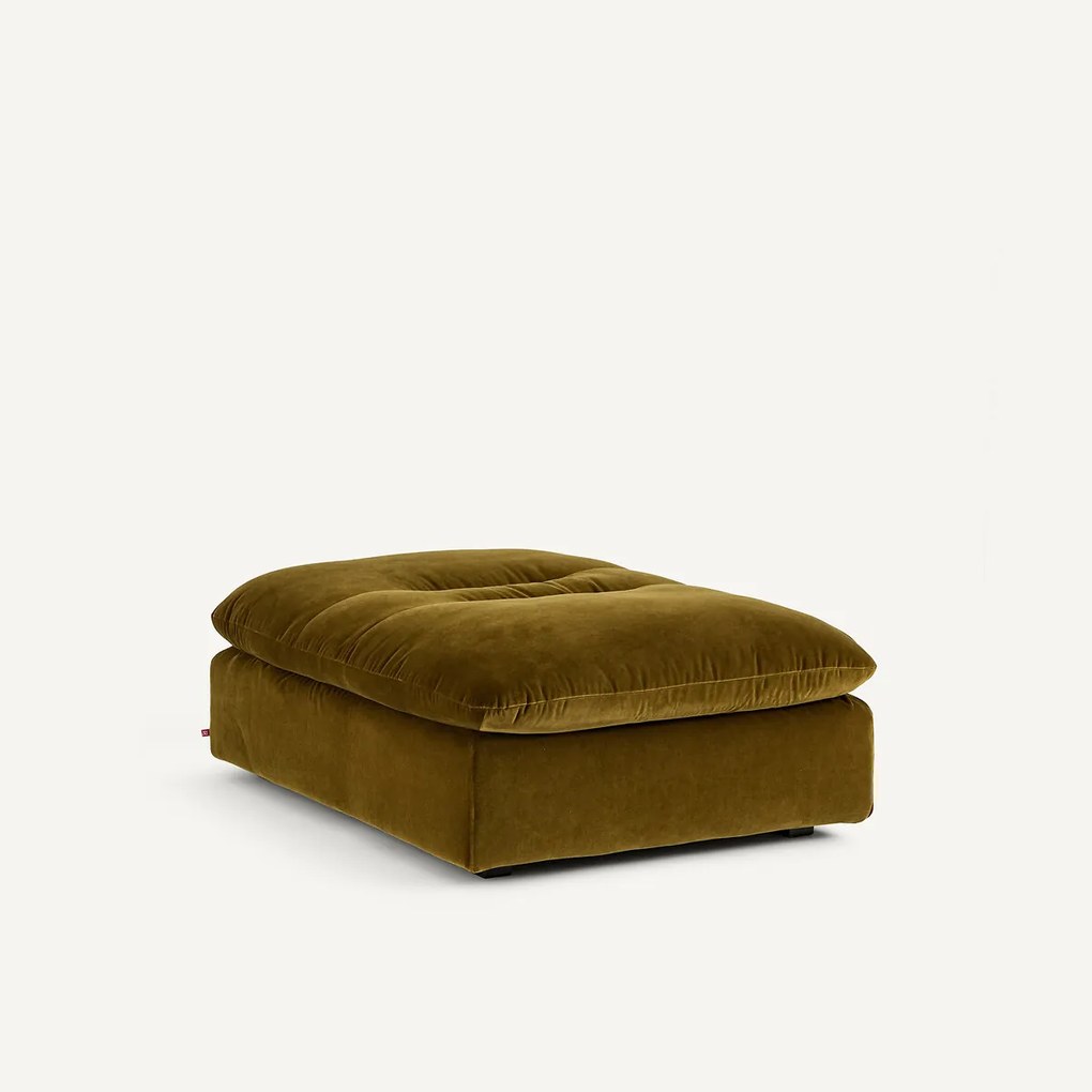 Modulaire fluwelen voetensteun, GIULIANO