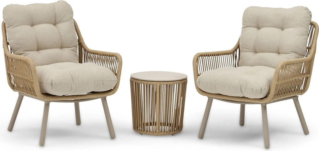Bistroset 2 personen  Rope Zand/Beige Coco Comforta