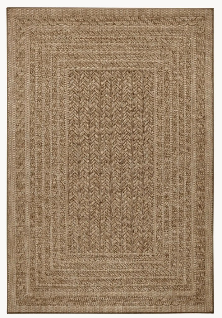 In- & outdoor vloerkleed Limonero in jute look