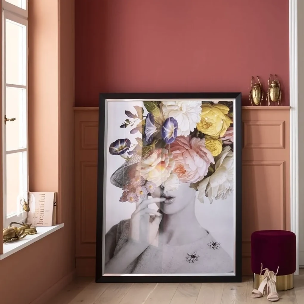 Kare Design Flower Lady Pastel Portret Met Bloemen