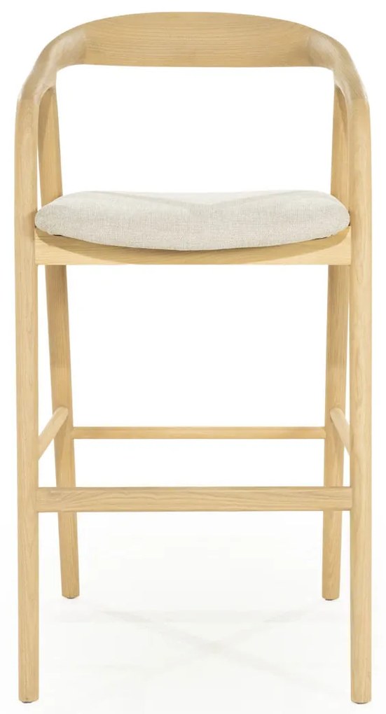 Eleonora Rayven Barkruk Hout Wabi Sabi Stijl Naturel