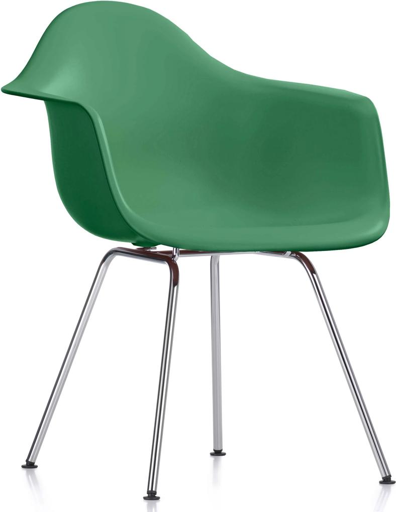 Vitra DAX stoel classic green onderstel verchroomd