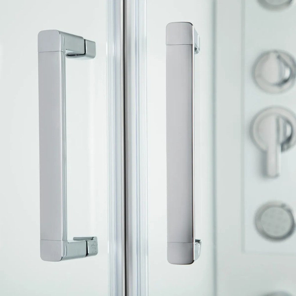 Kerra Wega complete douchecabine met massagejets wit