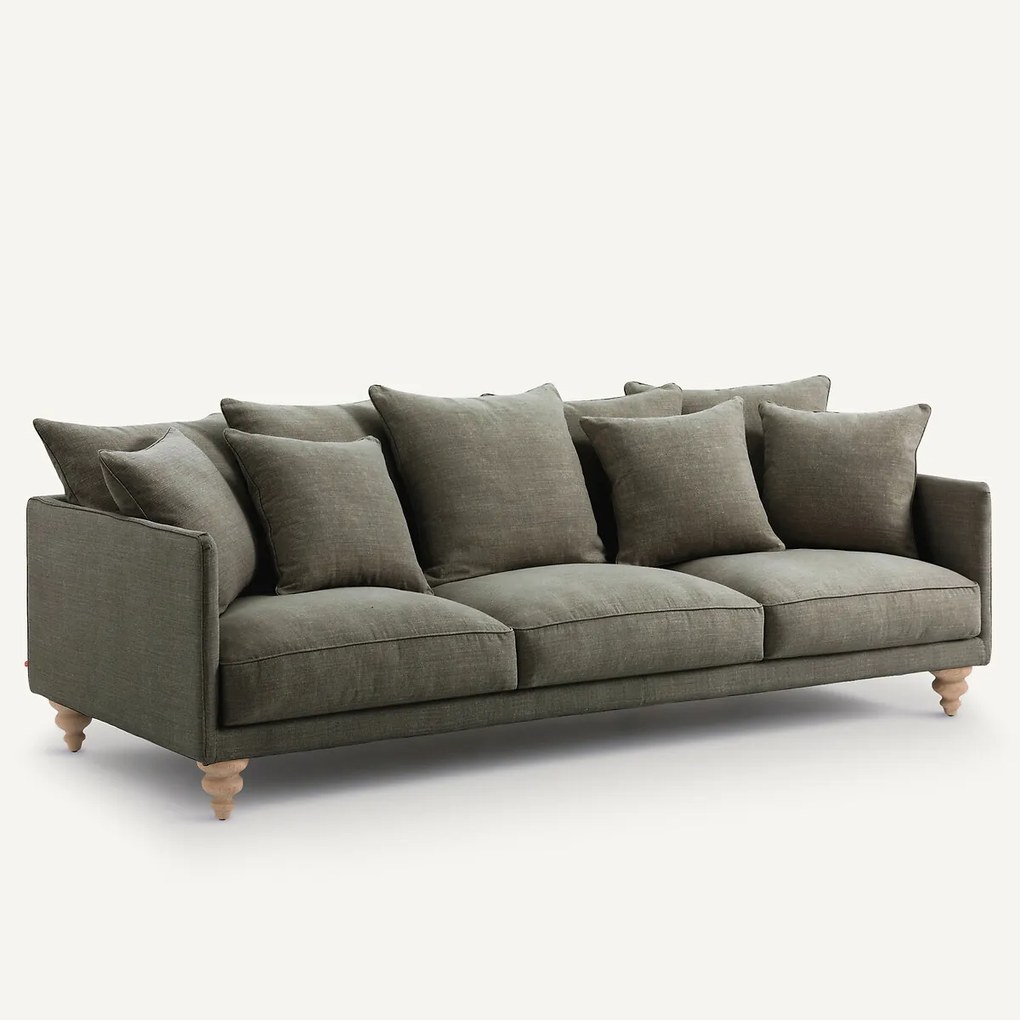 3-, 4- of 5-zits bank in katoen en linnen, Lazare