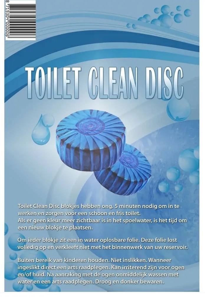 Nexxt Pure blauwe toiletblokjes 12 stuks