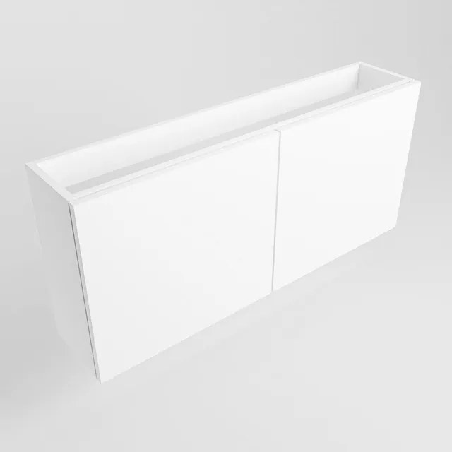 Mondiaz FOWY fonteinonderkast - 110x22x50cm - 2 deuren - push to open - softclose - Talc FOWYTO110Tal2D