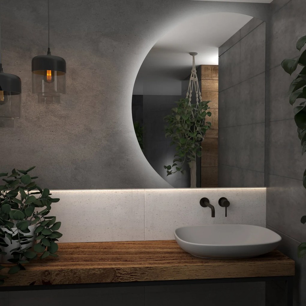 Ronde spiegel met verlichting E3