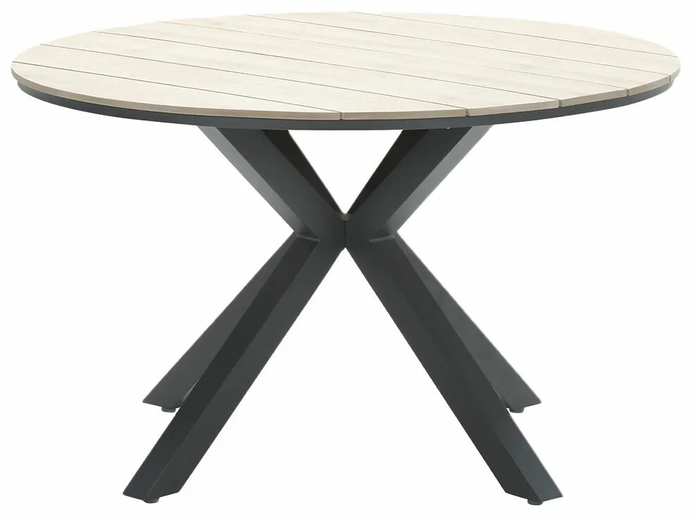 Garden Impressions Tulli tuintafel Ø122 cm - licht bruin