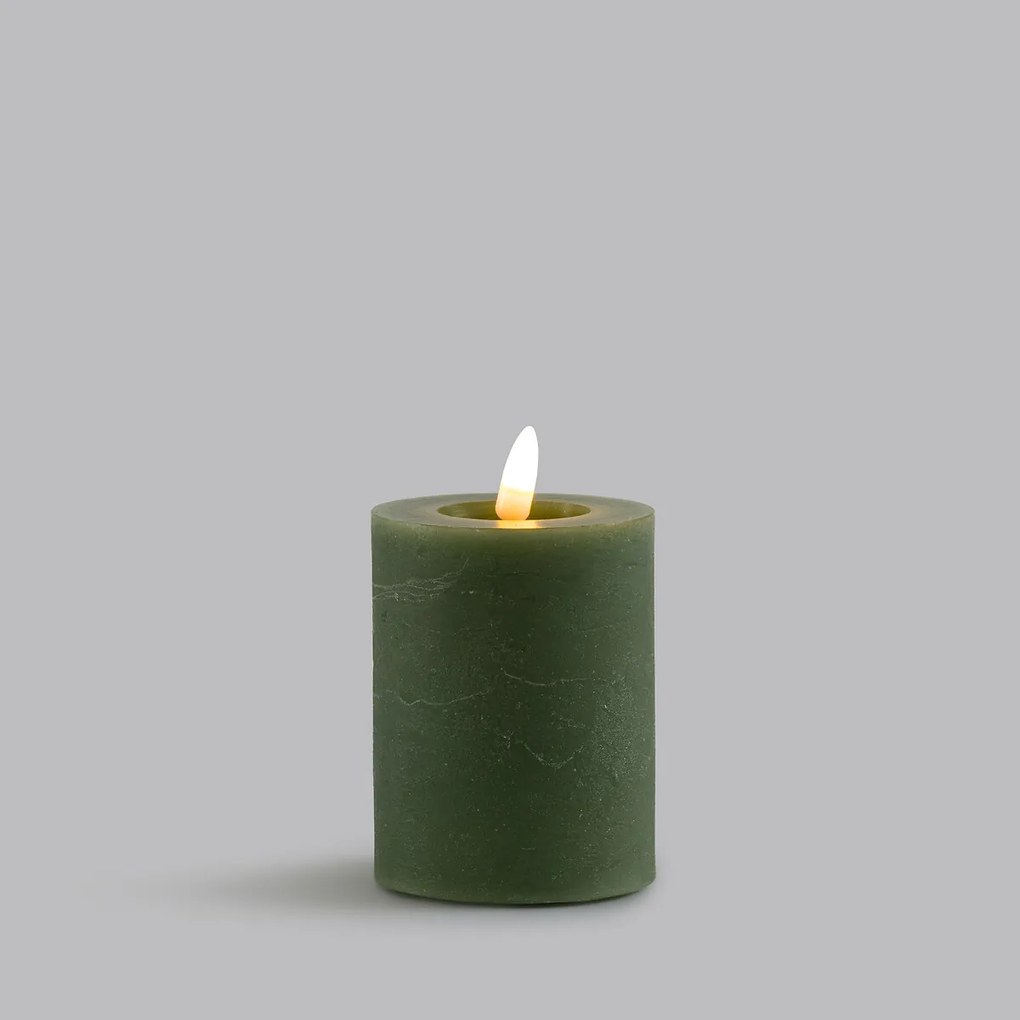 Gekleurde kaars met LED, H11,3 cm, Caspar