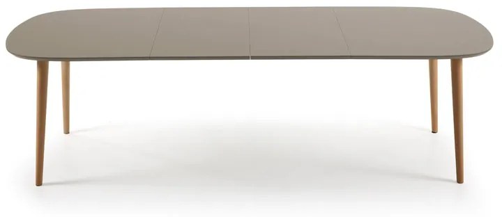 Kave Home Oqui Uitschuifbare Eettafel Bruin 160 Cm