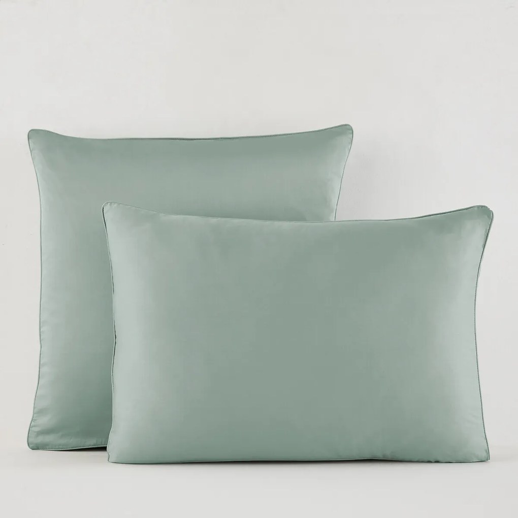 Kussensloop in katoensatijn, 153 draden, Opale