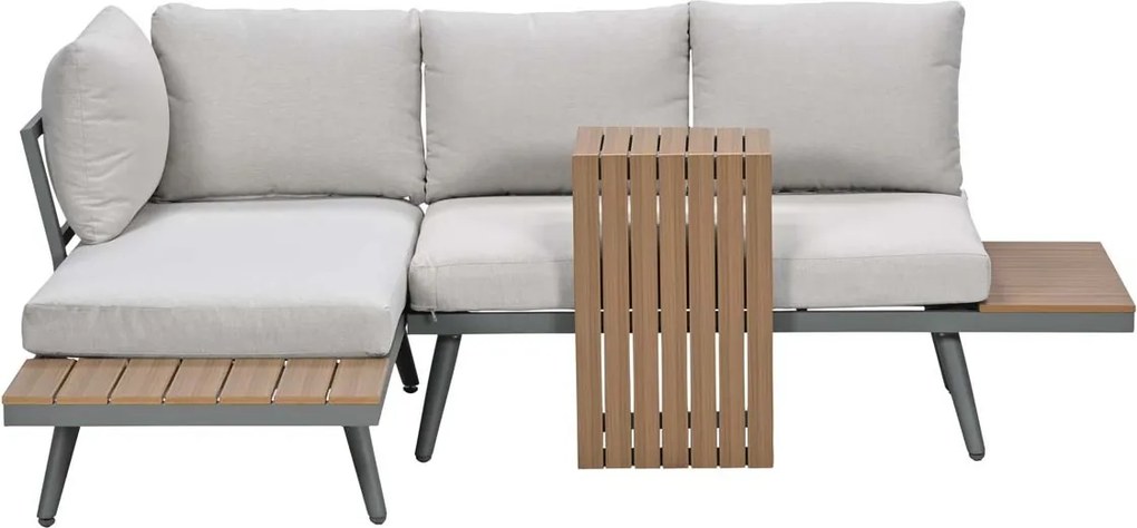 Garden Impressions Tibo loungeset 3-delig - stone green