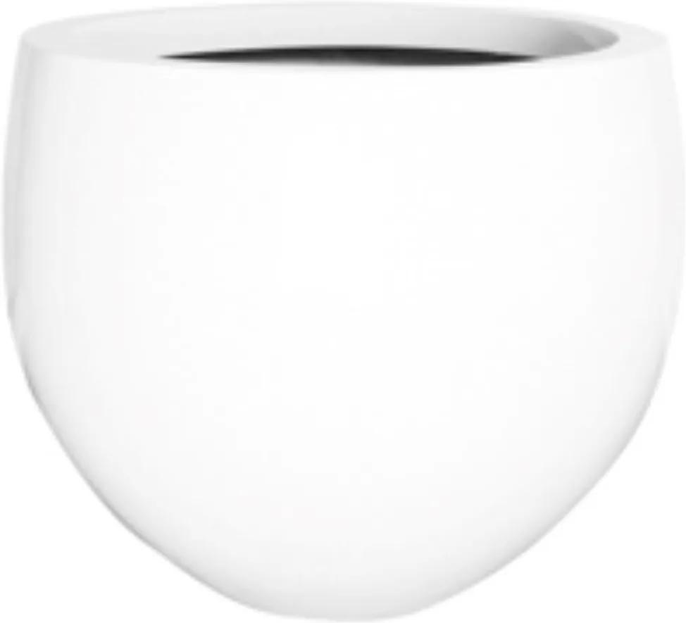 Bloempot Jumbo orb s essential 73x87 cm glossy white rond