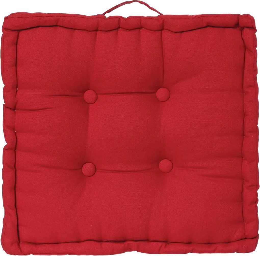 Atmosphera rood zitkussen - 40x40x8 cm