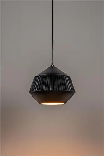 Hanglamp Aysa Zwart Klein - Aluminium - White Label Living - Industrieel & robuust
