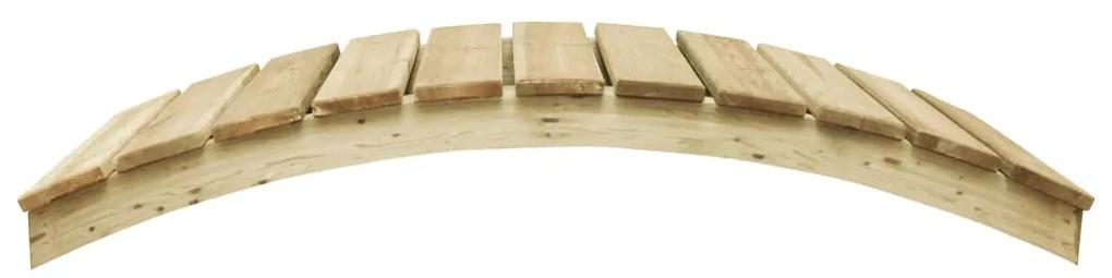 vidaXL Tuinbrug 170x74 cm geïmpregneerd grenenhout