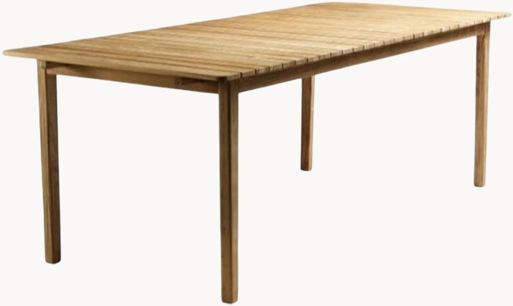 Tuintafel Sammen van teakhout, 220 x 90 cm
