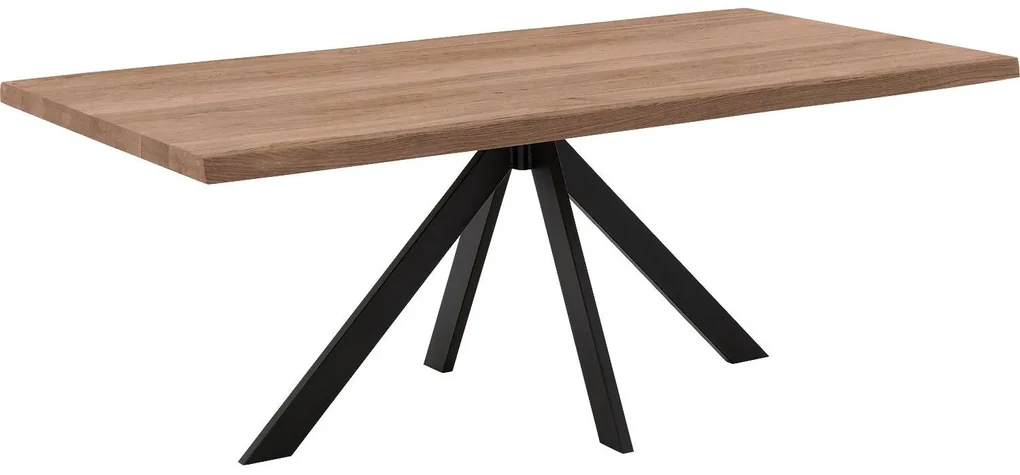 Goossens Eettafel Blade, Boomstamblad 200 x 100 cm 5 cm dik