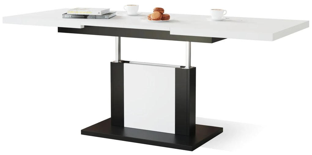 ORION wit / zwart, salontafel