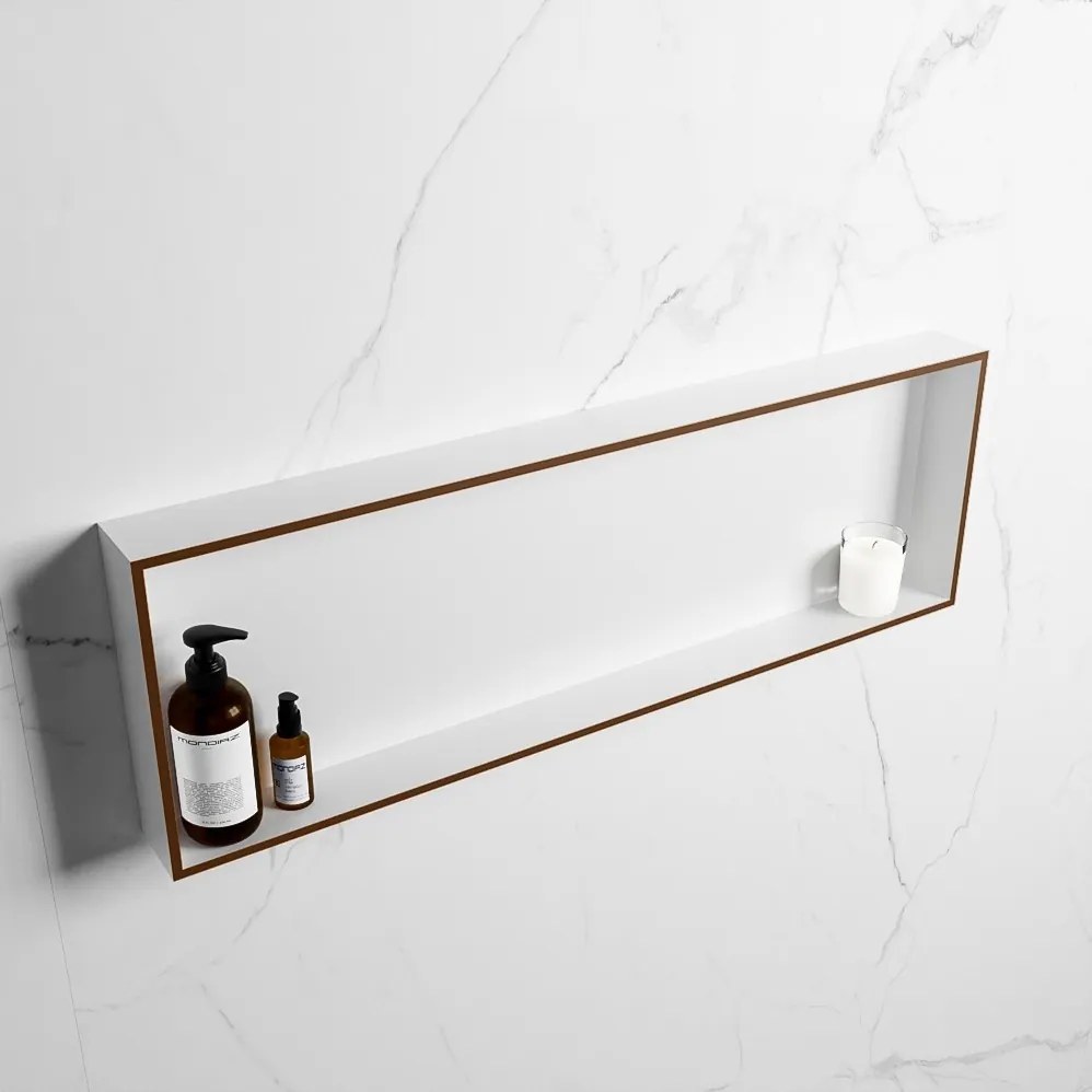 Mondiaz Easy nis 90x30x8cm 1 vak rust/talc