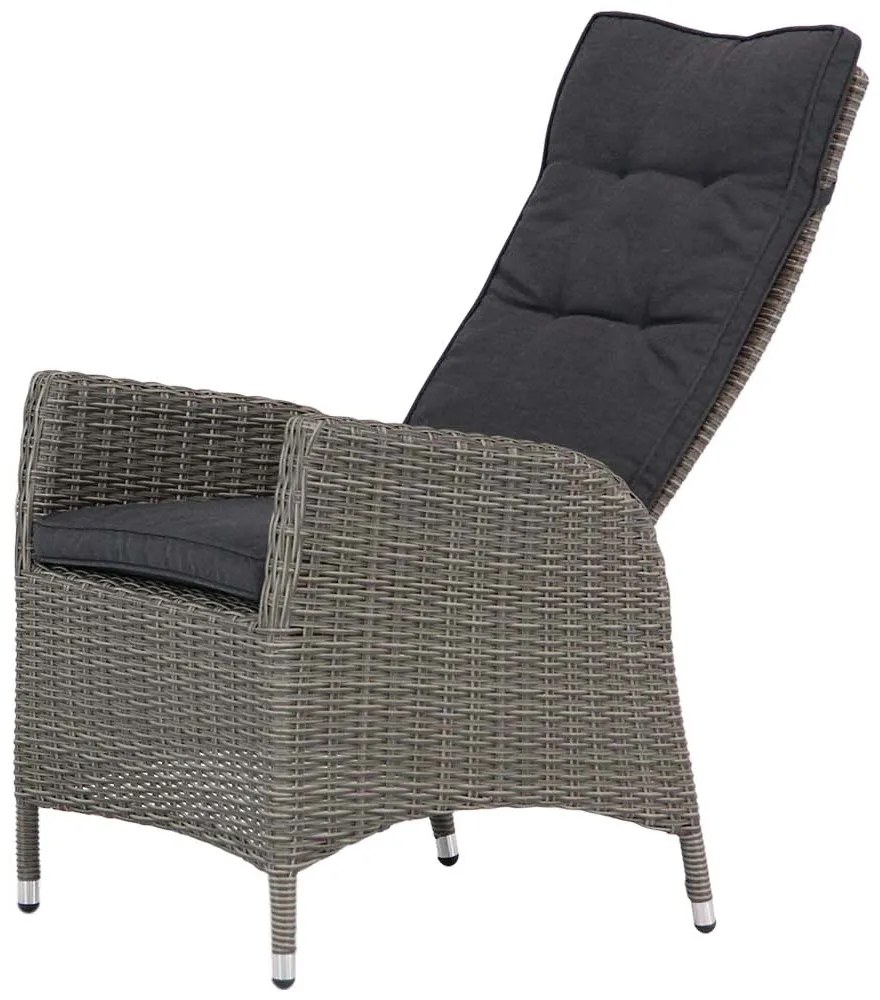 Tuinset 4 personen 164 cm Wicker Grijs Garden Collections Lincoln/Residence