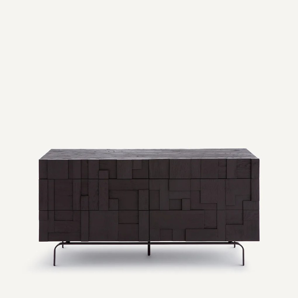 Ladekast 6 lades en gebeitst iepenfineer, Kimal