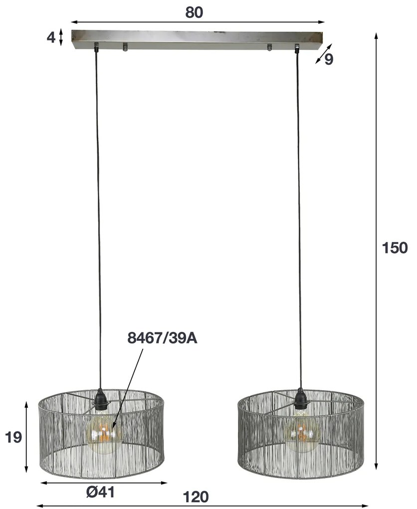 Moderne Hanglamp Metaal