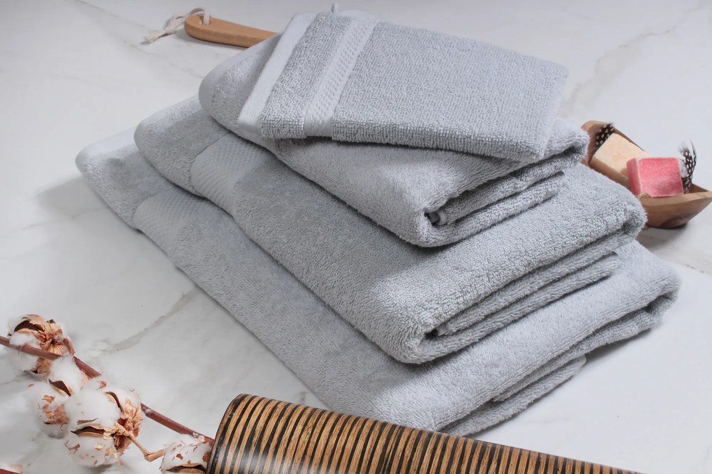 Handdoeken 30 delig set – Hotel Collectie – licht grijs