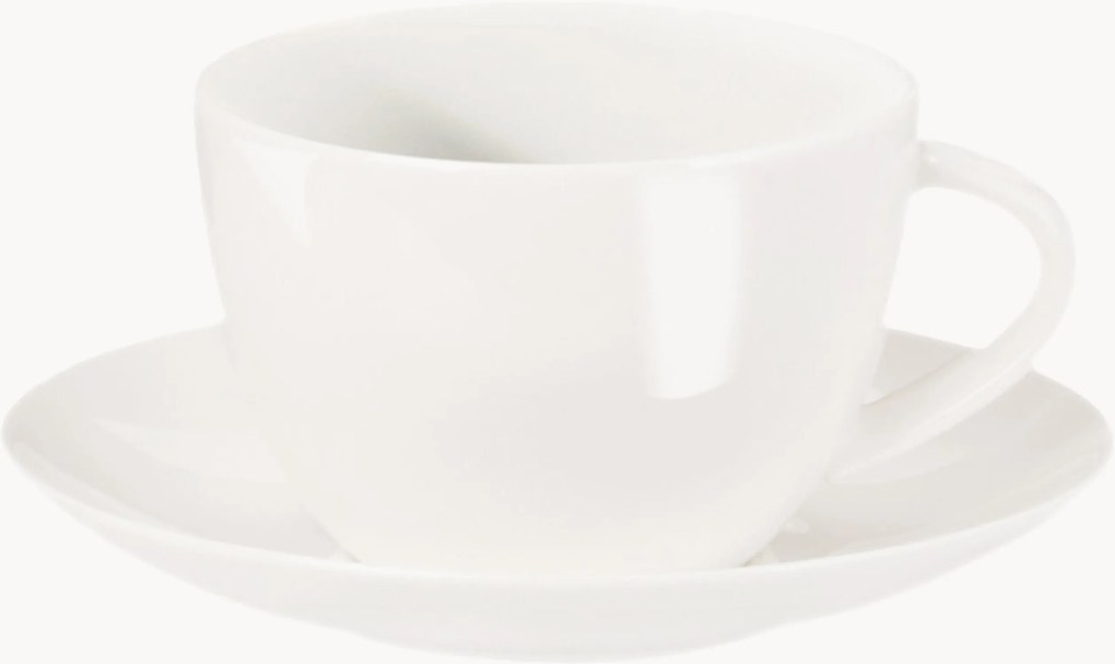 Koffiekopje Patricia met schoteltje van beenderporselein