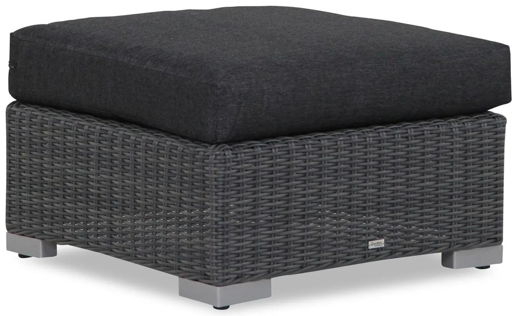 Hoek loungeset  Wicker Zwart 5 personen Garden Collections Toronto