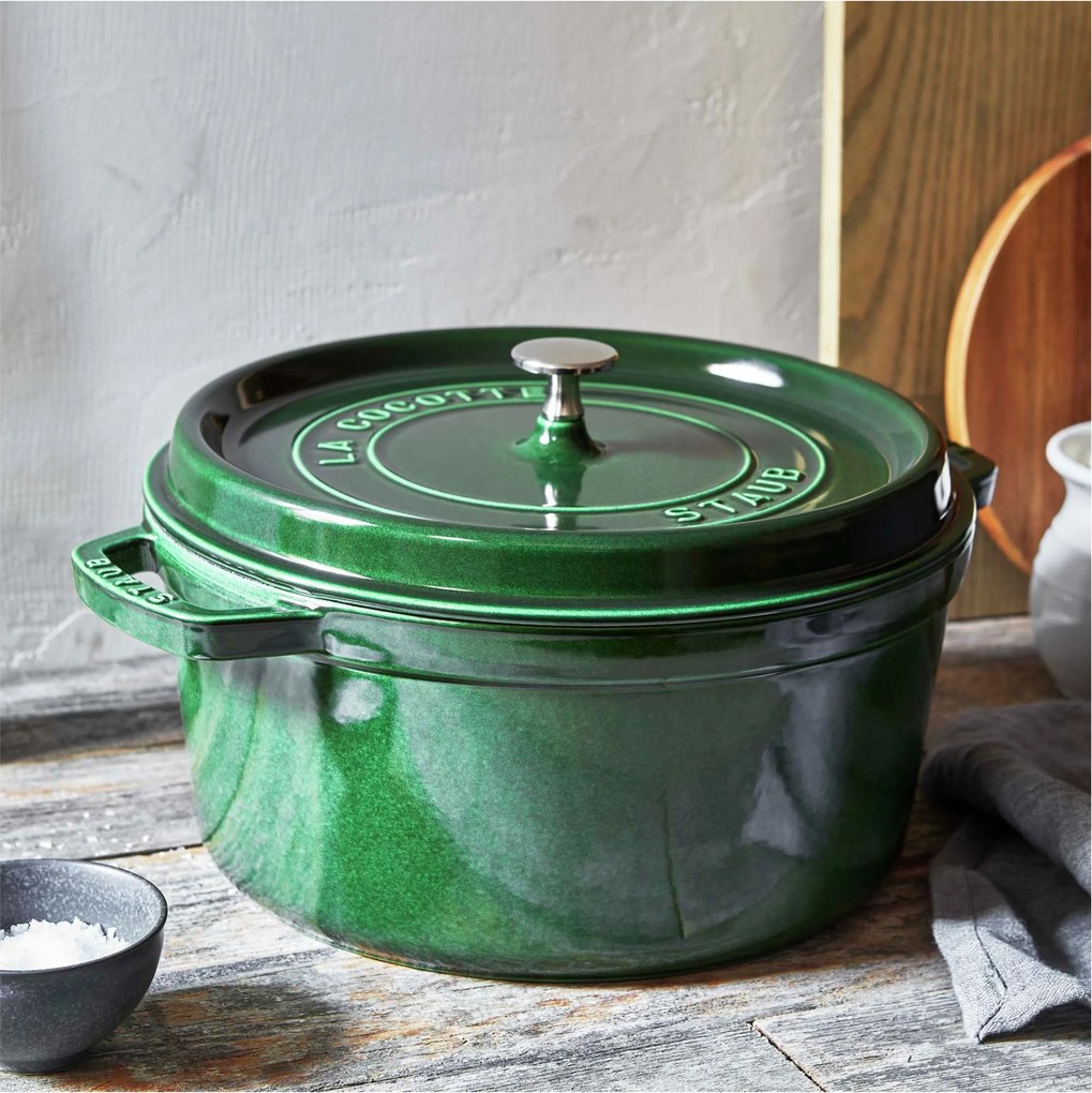 Staub La Cocotte Cocotte 24 cm / 3,7 l, Rond, Basilicum - La Cocotte - Staub
