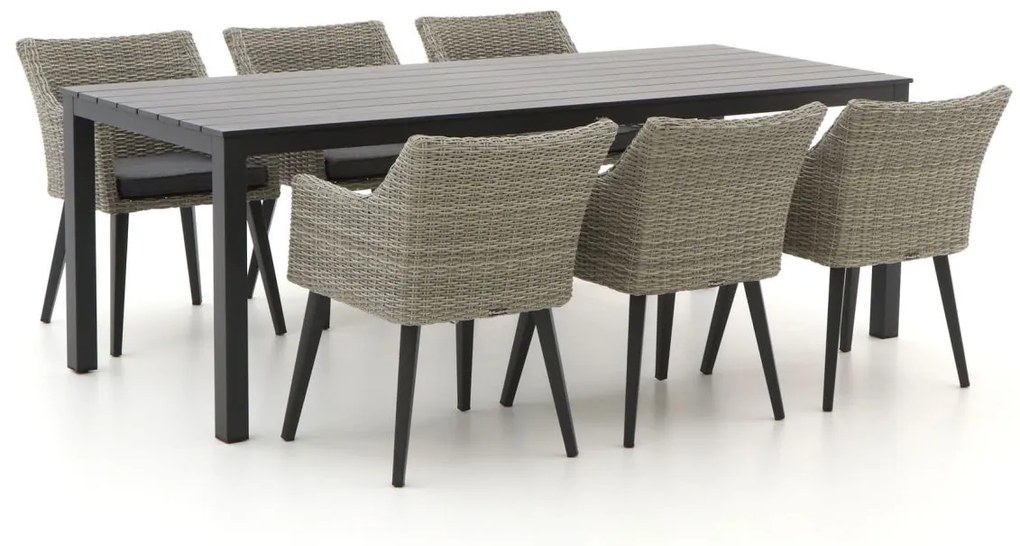 Diningset Manifesto  | 6 personen | Tuinset aluminium | 7-delig | Kees Smit Tuinmeubelen