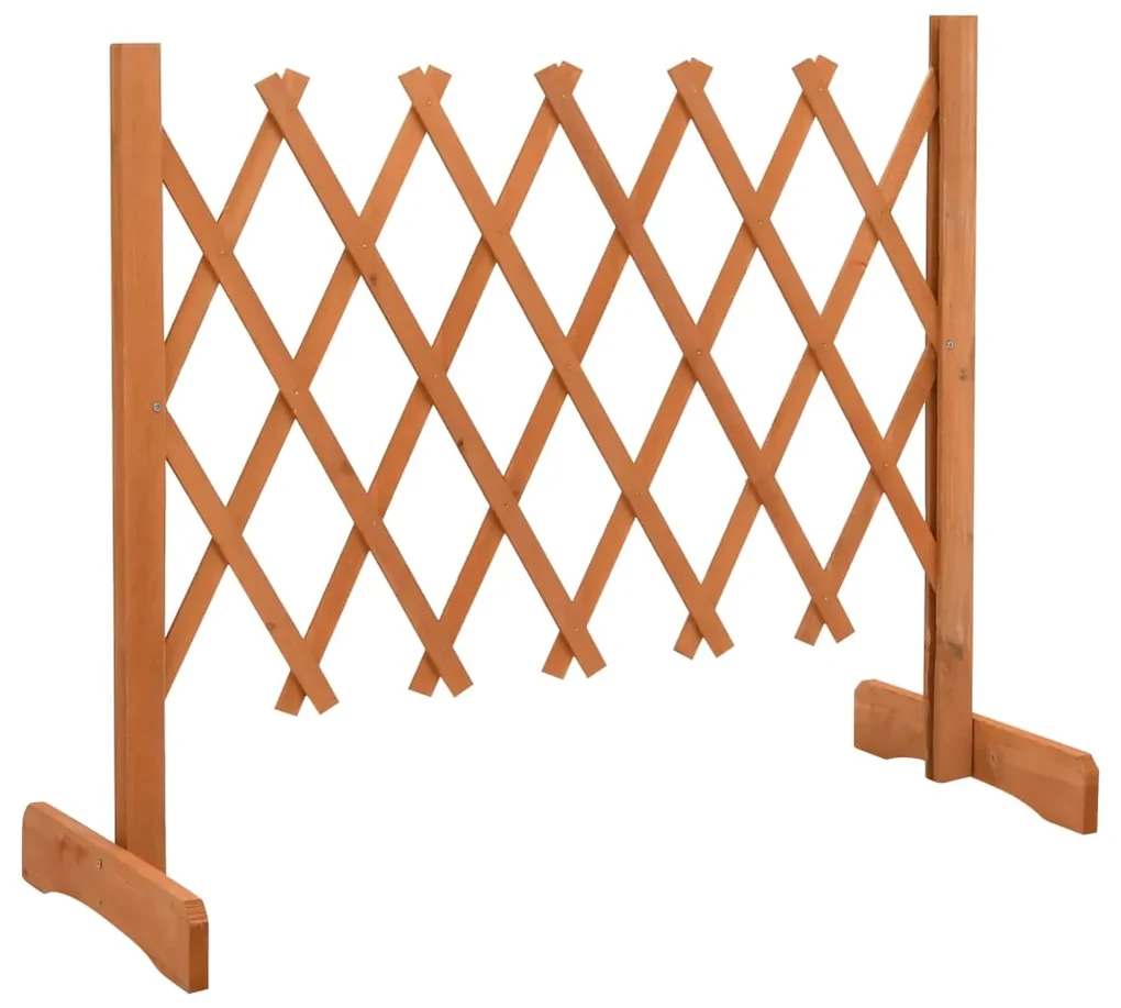 vidaXL Tuinlatwerk 120x60 cm massief vurenhout oranje