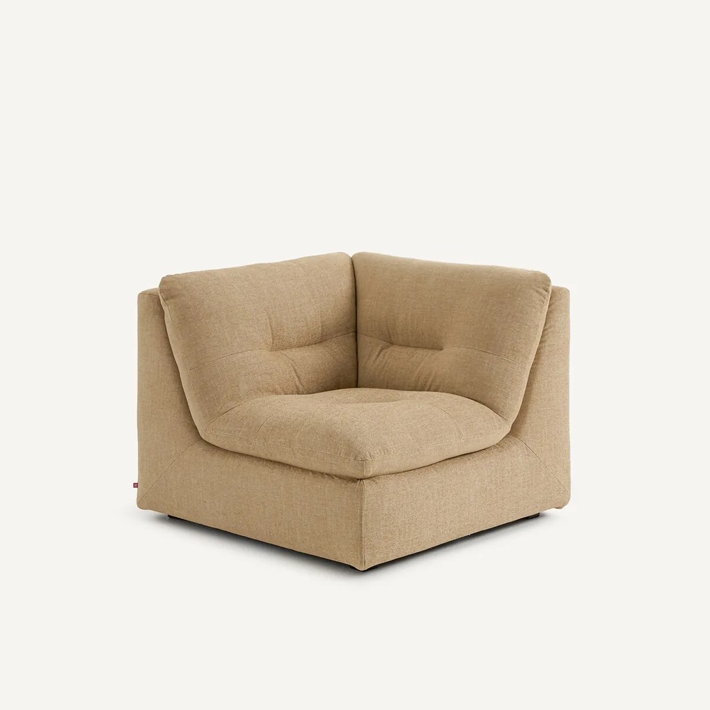 Modulaire 90° hoek in gemêleerde stof, GIULIANO