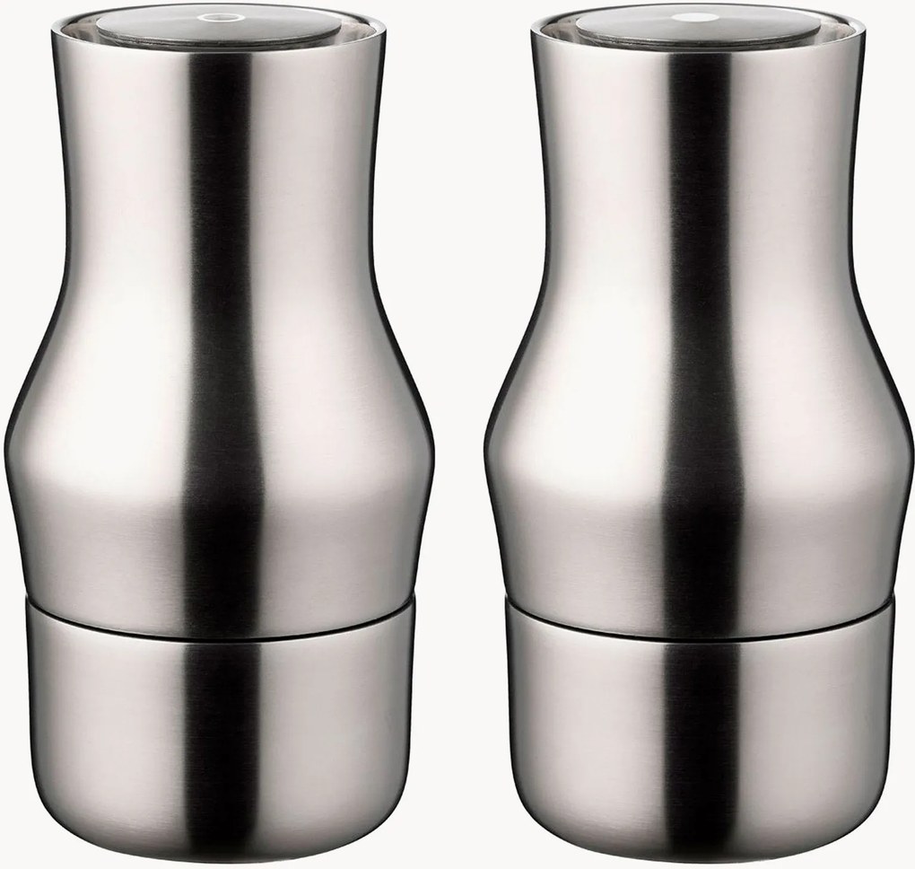 Zout- en pepermolens Dorotea van edelstaal, 2-delig