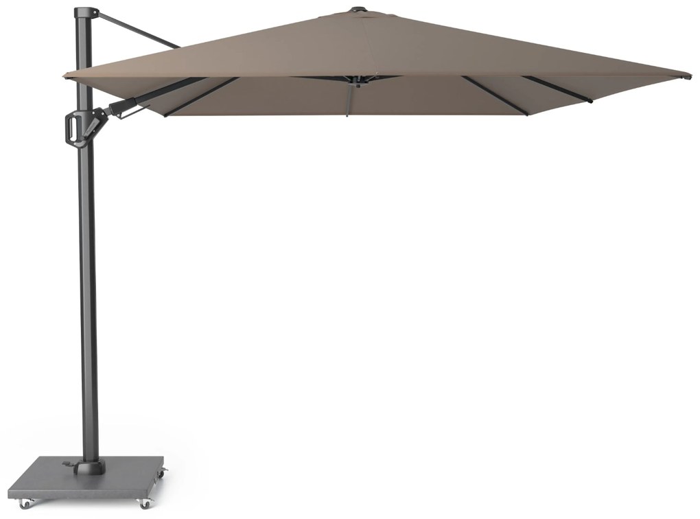 Platinum Challenger zweefparasol 3.5x2.6m T2 premium (incl. voet en hoes)